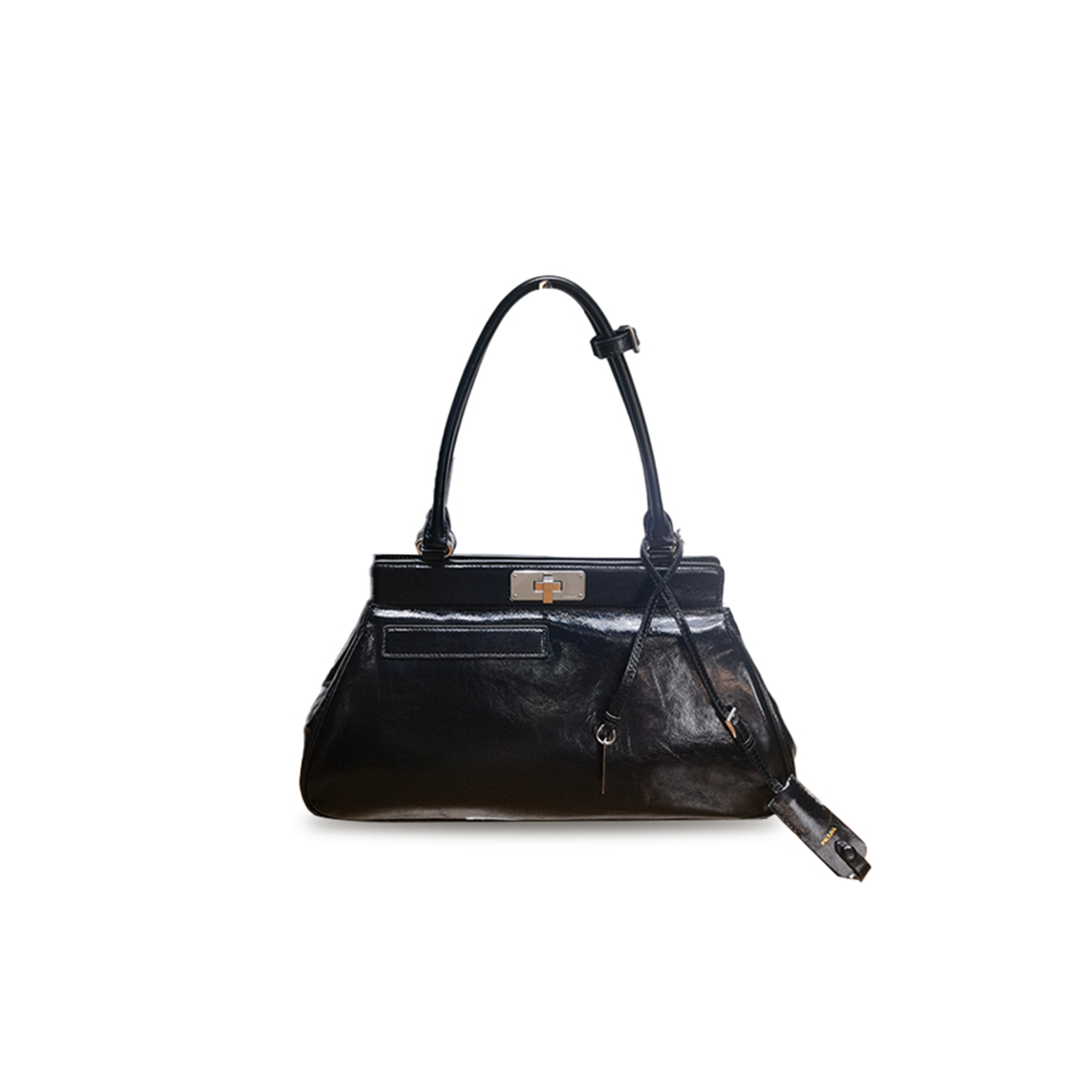 PRADA MEDIUM LEATHER TOTE BAG 1BG569 (38*21*8cm)